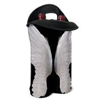 White Angel Wings Print Double Neoprene Wine Tote