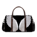 White Angel Wings Print Duffel Bag