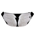 White Angel Wings Print Fanny Pack