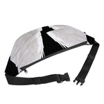 White Angel Wings Print Fanny Pack