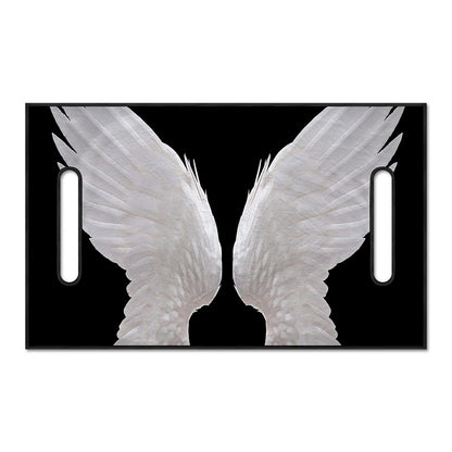White Angel Wings Print Golf Cart Seat Cover