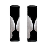 White Angel Wings Print Handle Covers