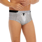 White Angel Wings Print Men's Briefs
