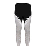 White Angel Wings Print Men's leggings
