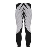 White Angel Wings Print Men's leggings