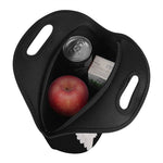 White Angel Wings Print Neoprene Lunch Bag