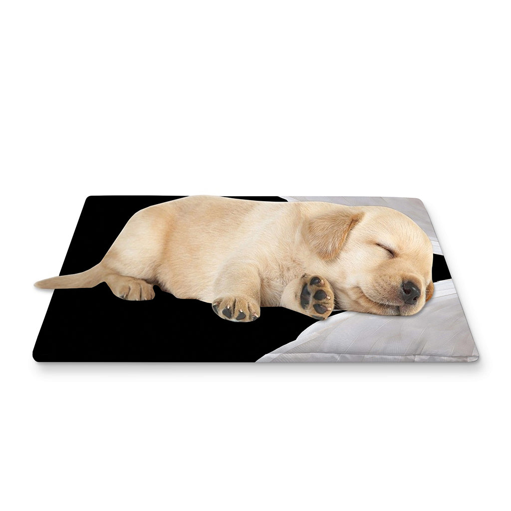 White Angel Wings Print Pet Cooling Mat Cover