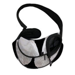 White Angel Wings Print Pet Sling Carrier