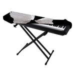 White Angel Wings Print Piano Keyboard Cover