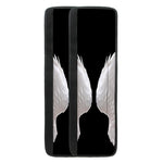 White Angel Wings Print Refrigerator Handle Covers