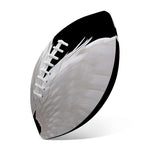 White Angel Wings Print Rugby Ball