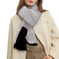 White Angel Wings Print Scarf