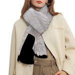 White Angel Wings Print Scarf