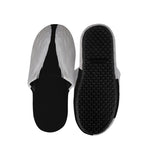 White Angel Wings Print Slippers