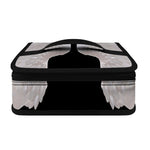 White Angel Wings Print Small Lunch Bag