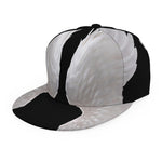 White Angel Wings Print Snapback Cap