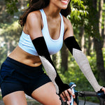 White Angel Wings Print Sun Protection Arm Sleeves