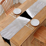 White Angel Wings Print Table Runner