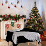 White Angel Wings Print Tablecloth