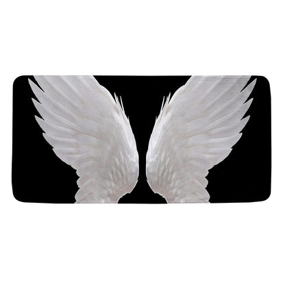 White Angel Wings Print Towel