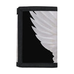White Angel Wings Print Trifold Wallet