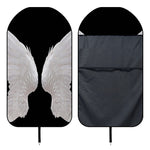 White Angel Wings Print Waterproof Car Seat Cover