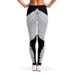 White Angel Wings Print Women's Leggings