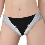 White Angel Wings Print Women's Panties