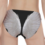 White Angel Wings Print Women's Panties