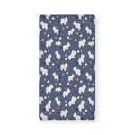 White Baby Polar Bear Pattern Print Baby Crib Sheet