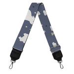 White Baby Polar Bear Pattern Print Bag Strap