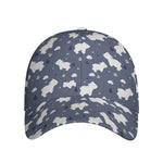 White Baby Polar Bear Pattern Print Baseball Cap