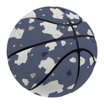 White Baby Polar Bear Pattern Print Basketball