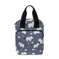 White Baby Polar Bear Pattern Print Bible Tote Bag