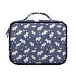 White Baby Polar Bear Pattern Print Briefcase Bible Bag
