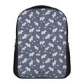 White Baby Polar Bear Pattern Print Casual Backpack