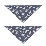 White Baby Polar Bear Pattern Print Dog Bandana