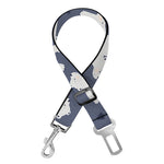White Baby Polar Bear Pattern Print Dog Seat Belt