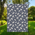 White Baby Polar Bear Pattern Print Garden Flag