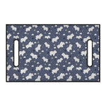 White Baby Polar Bear Pattern Print Golf Cart Seat Cover