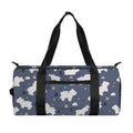 White Baby Polar Bear Pattern Print Gym Bag