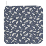 White Baby Polar Bear Pattern Print Hand Towel