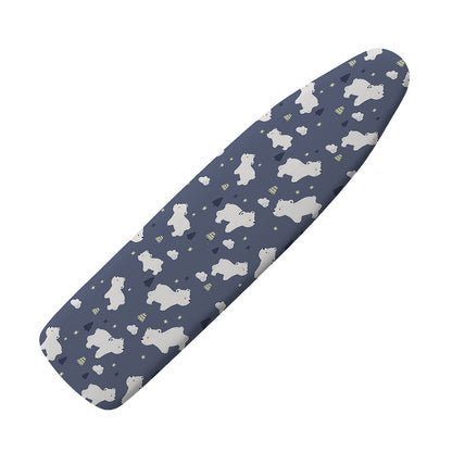 White Baby Polar Bear Pattern Print Ironing Board Cover