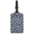 White Baby Polar Bear Pattern Print Luggage Tag