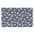 White Baby Polar Bear Pattern Print Polyester Doormat