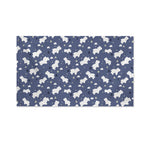 White Baby Polar Bear Pattern Print Polyester Flag