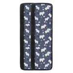 White Baby Polar Bear Pattern Print Refrigerator Handle Covers