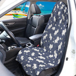 White Baby Polar Bear Pattern Print Waterproof Car Seat Cover