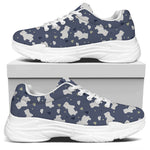 White Baby Polar Bear Pattern Print White Chunky Shoes