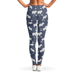 White Baby Polar Bear Pattern Print Women's Leggings